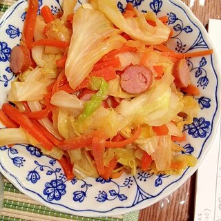 味噌味の野菜炒め